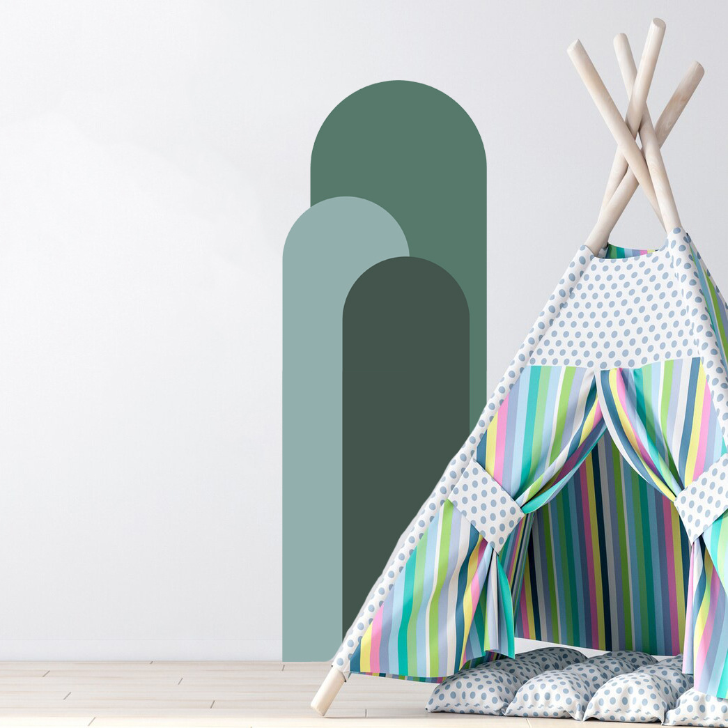 Bohemian Arch สติ๊กเกอร์ติดผนั - Pvc Panel Background บทวิจารณ์และราคา